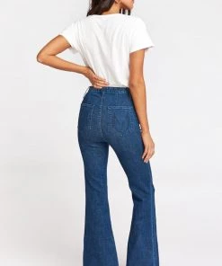 Show Me Your Mumu New Mu Farrah Trouser Flare Regular ~ Downpour