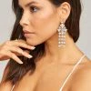 Show Me Your Mumu Accessories All Eyes On You Chandelier Earrings ~ Silver/Gold