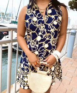 Show Me Your Mumu Carly Collared Dress ~ Shellys Yacht Club Dresses