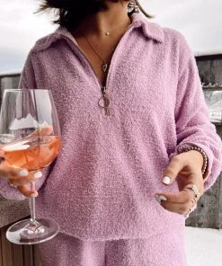 Show Me Your Mumu Sadie Set ~ Purple Pink Knit