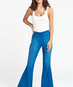 Show Me Your Mumu Pants Berkeley Bells Long ~ Ocean