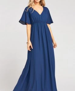 Show Me Your Mumu Emily Empire Maxi Dress ~ Rich Navy Crisp 21 Show Me Your Mumu Emily Empire Maxi Dress ~ Rich Navy Crisp