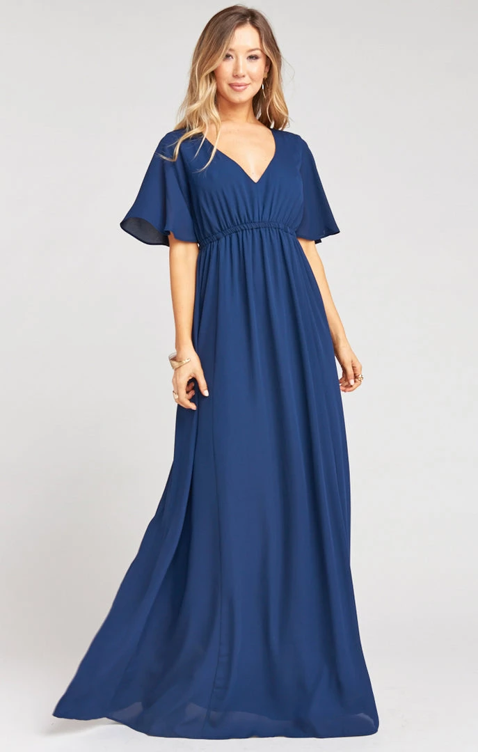 Show Me Your Mumu Emily Empire Maxi Dress ~ Rich Navy Crisp 7 Show Me Your Mumu Emily Empire Maxi Dress ~ Rich Navy Crisp