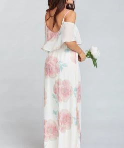 Show Me Your Mumu Caitlin Ruffle Maxi Dress ~ GWSXMUMU Wedding Bells Floral