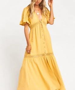 Show Me Your Mumu Aloha Kimono Dress ~ Marigold