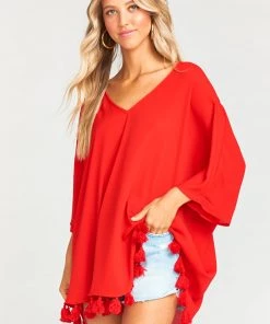 Show Me Your Mumu Shook Tassel Tunic ~ Bonfire