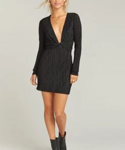 Show Me Your Mumu Monroe Dress ~ Silky Scrunch Black Clothes