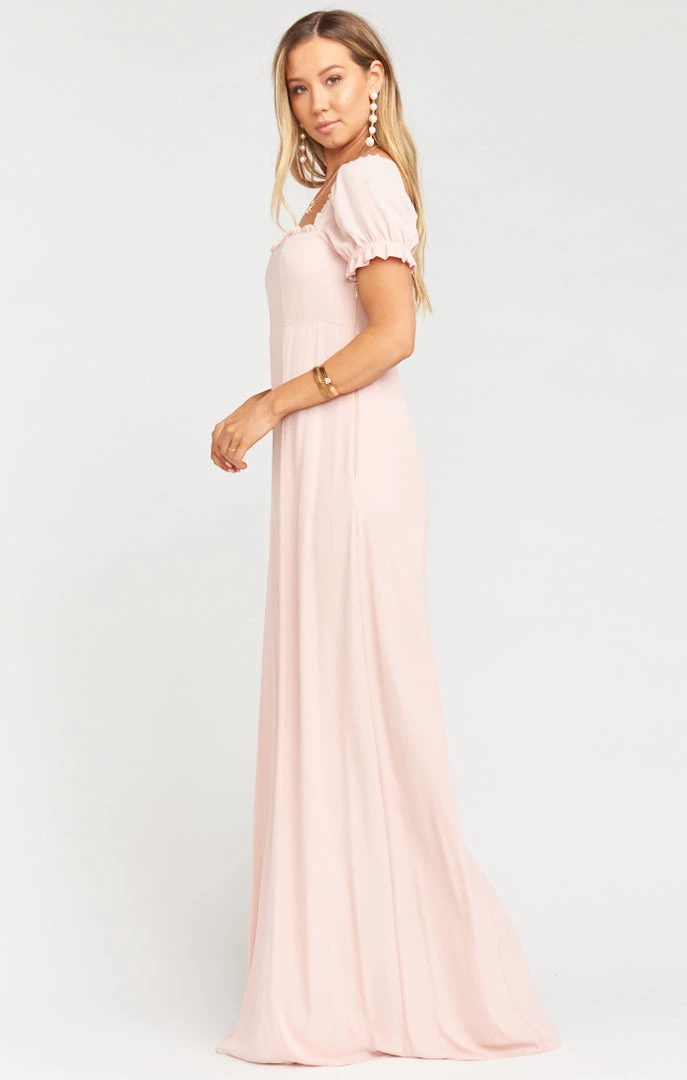 Show Me Your Mumu Brittany Maxi Dress ~ Dusty Blush Crisp 4 Show Me Your Mumu Brittany Maxi Dress ~ Dusty Blush Crisp