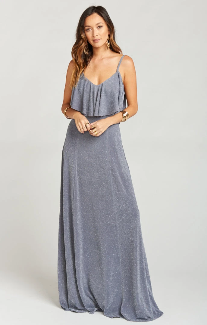 Show Me Your Mumu Renee Ruffle Maxi Dress ~ Dancing Queen Shine Smoke 6 Show Me Your Mumu Renee Ruffle Maxi Dress ~ Dancing Queen Shine Smoke