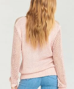 Show Me Your Mumu Sweaters Daveny Sweater ~ Mauve Chevron