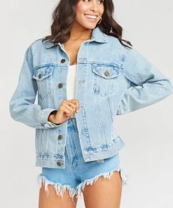 Show Me Your Mumu New Mu Dover Denim Jacket ~ Maid Of Honor Graphic Light Wash 8 Show Me Your Mumu New Mu Dover Denim Jacket ~ Maid Of Honor Graphic Light Wash