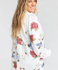 Show Me Your Mumu Alicia Tunic ~ Florence Floral Silky Dots Maternity