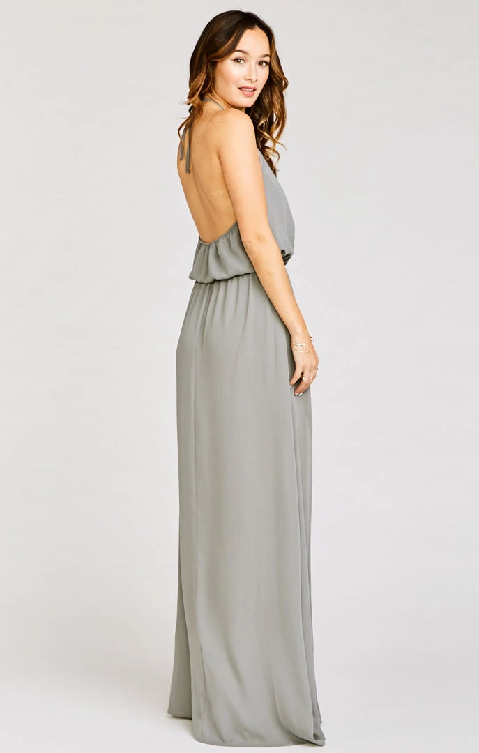 Show Me Your Mumu Heather Halter Dress ~ Soft Charcoal Crisp Bridesmaids Dresses 5 Show Me Your Mumu Heather Halter Dress ~ Soft Charcoal Crisp Bridesmaids Dresses