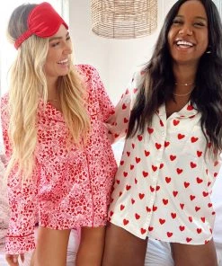 Show Me Your Mumu Favorite PJ Set ~ Lovey Dovey Satin 11 Show Me Your Mumu Favorite PJ Set ~ Lovey Dovey Satin