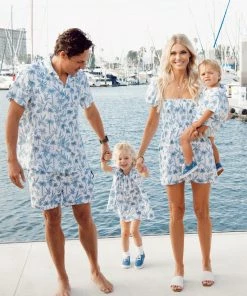 Show Me Your Mumu Anna Dress ~ Blue Lagoon Palm