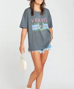 Show Me Your Mumu Travis Tee ~ Venice 1986 Grey Graphic 14 Show Me Your Mumu Travis Tee ~ Venice 1986 Grey Graphic