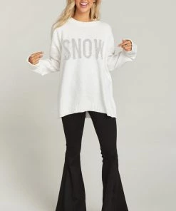 Show Me Your Mumu Fireside Sweater ~ Snow Graphic