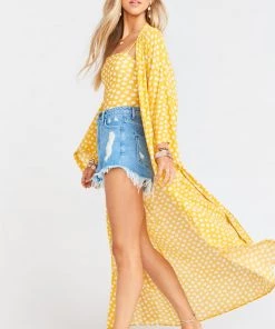 Show Me Your Mumu Marfa Kimono ~ Maui Marigold New Mu