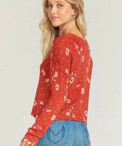 Show Me Your Mumu Cropped Varsity Sweater ~ Dotcha Love Me Knit Sweaters
