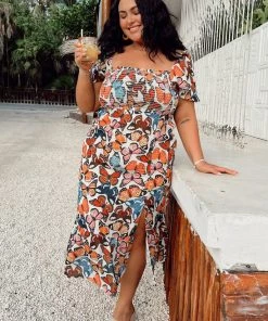Show Me Your Mumu Brenda Midi Dress ~ Baileys Butterflies