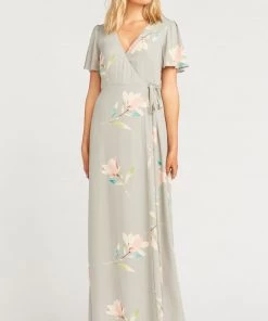 Show Me Your Mumu Noelle Flutter Wrap Dress ~ Lily Showers 9 Show Me Your Mumu Noelle Flutter Wrap Dress ~ Lily Showers