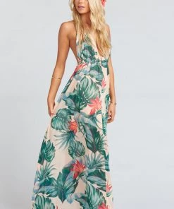 Show Me Your Mumu Luna Halter Dress ~ Kauai Kisses Wedding Guest Dresses
