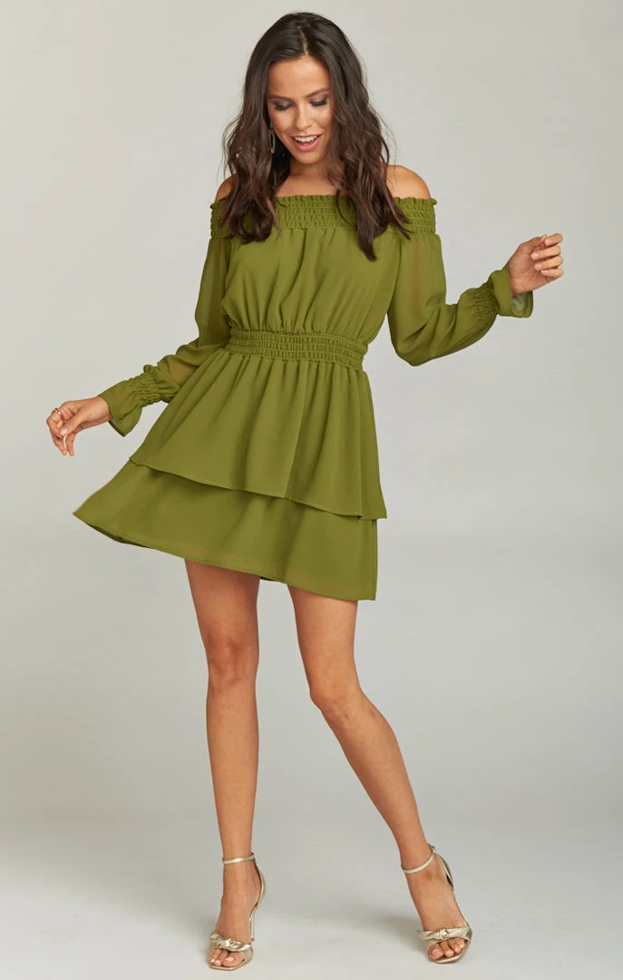 Show Me Your Mumu Esmeralda Dress ~ Dusty Olive Chiffon Clothes 3 Show Me Your Mumu Esmeralda Dress ~ Dusty Olive Chiffon Clothes