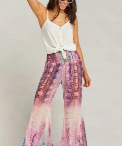 Show Me Your Mumu Roberts Party Pants ~ Rainbow Python Bottoms