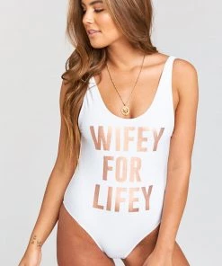 Show Me Your Mumu New Mu Topanga Tank One Piece ~ Wifey For Lifey Graphic