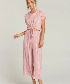 Show Me Your Mumu Anjelica Top ~ Silky Scrunch Mauve Clothes