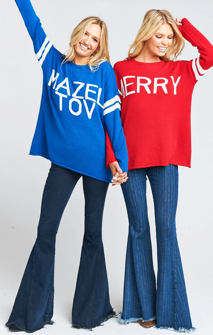Show Me Your Mumu Varsity Sweater ~ Mazel Tov Sweaters 7 Show Me Your Mumu Varsity Sweater ~ Mazel Tov Sweaters