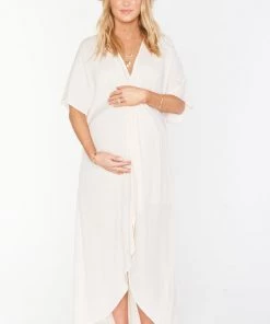 Show Me Your Mumu Get Twisted Maxi Dress ~ Shell White New Mu 14 Show Me Your Mumu Get Twisted Maxi Dress ~ Shell White New Mu