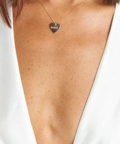 Show Me Your Mumu Paradigm BRIDE Heart Necklace ~ Gold