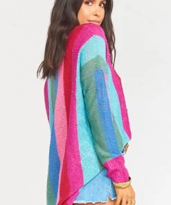 Show Me Your Mumu Bonfire Sweater ~ Madly Stripe Knit Sweaters