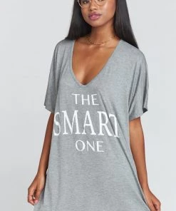 Show Me Your Mumu Benji Slinky Tunic Tee ~ Smart Graphic Clothes
