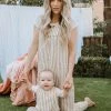 Show Me Your Mumu New Mu Run Around Jumpsuit ~ Beige Everyday Stripe