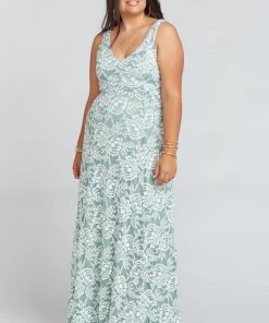 Show Me Your Mumu Dresses Jenn Maxi Dress ~ Lovers Lace Silver Sage 14 Show Me Your Mumu Dresses Jenn Maxi Dress ~ Lovers Lace Silver Sage