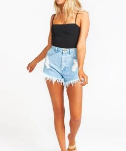Show Me Your Mumu Houston High Waisted Shorts ~ Shorebreak New Mu