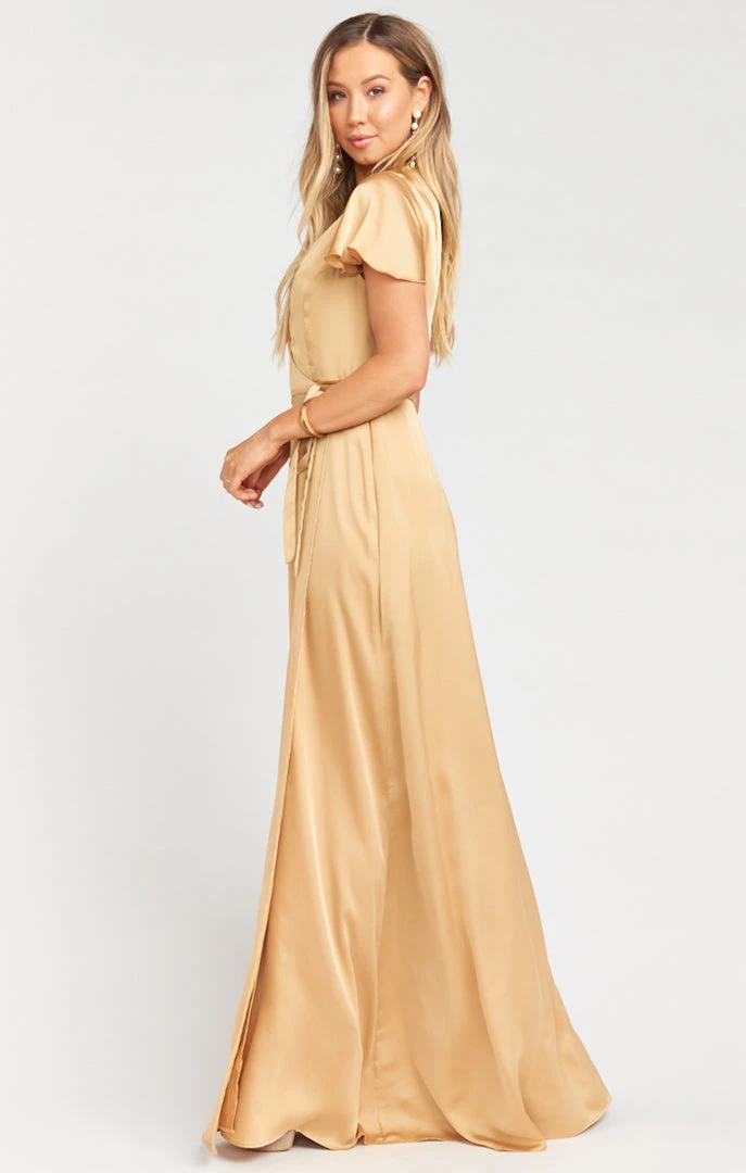 Show Me Your Mumu Noelle Wrap Dress ~ True Gold Luxe Satin Bridesmaids Dresses 5 Show Me Your Mumu Noelle Wrap Dress ~ True Gold Luxe Satin Bridesmaids Dresses
