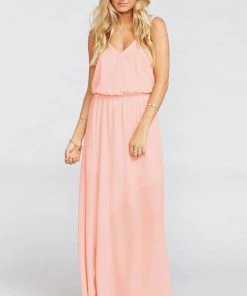 Show Me Your Mumu Kendall Maxi Dress ~ Frosty Pink Crisp Bridesmaids Dresses
