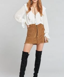 Show Me Your Mumu Elsa Top ~ Wedding Cake Chiffon