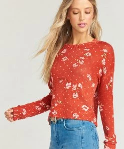 Show Me Your Mumu Cropped Varsity Sweater ~ Dotcha Love Me Knit Sweaters