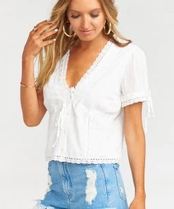 Show Me Your Mumu Clothes Thea Top ~ White 8 Show Me Your Mumu Clothes Thea Top ~ White