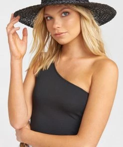 Show Me Your Mumu Accessories Lack Of Color Sunnydip Boater ~ Black