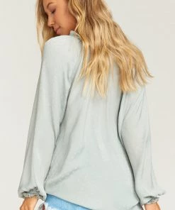 Show Me Your Mumu Charlene Tunic ~ Sage Silky Dots Clothes