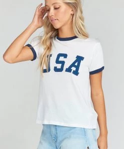 Show Me Your Mumu Recess Ringer Tee ~ USA Graphic Clothes