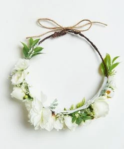 Show Me Your Mumu Wisteria Flower Crown ~ White