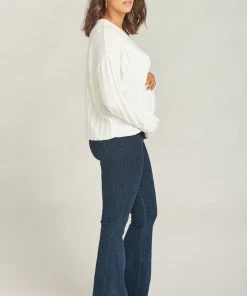 Show Me Your Mumu Denim Maternity Berkeley Bells ~ Thunder 13 Show Me Your Mumu Denim Maternity Berkeley Bells ~ Thunder