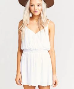 Show Me Your Mumu Olympia Romper ~ White Crisp