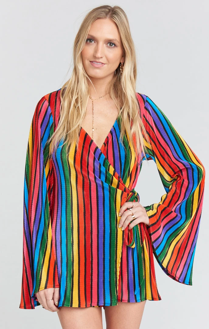 Show Me Your Mumu Caleb Romper ~ Rainbow Parade Pleat Rompers 3 Show Me Your Mumu Caleb Romper ~ Rainbow Parade Pleat Rompers